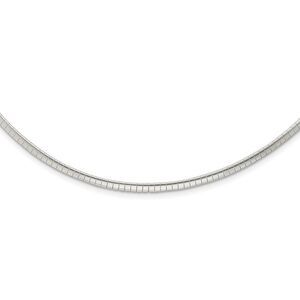 2mm Sterling Silver Adjustable Cubetto Chain Necklace, 16-18 Inch